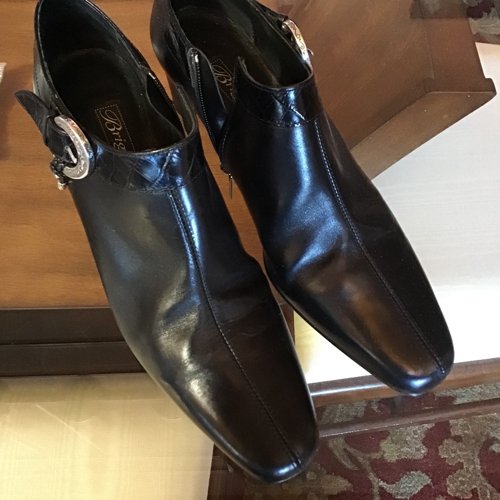 Brighton ankle Tucker leather boots